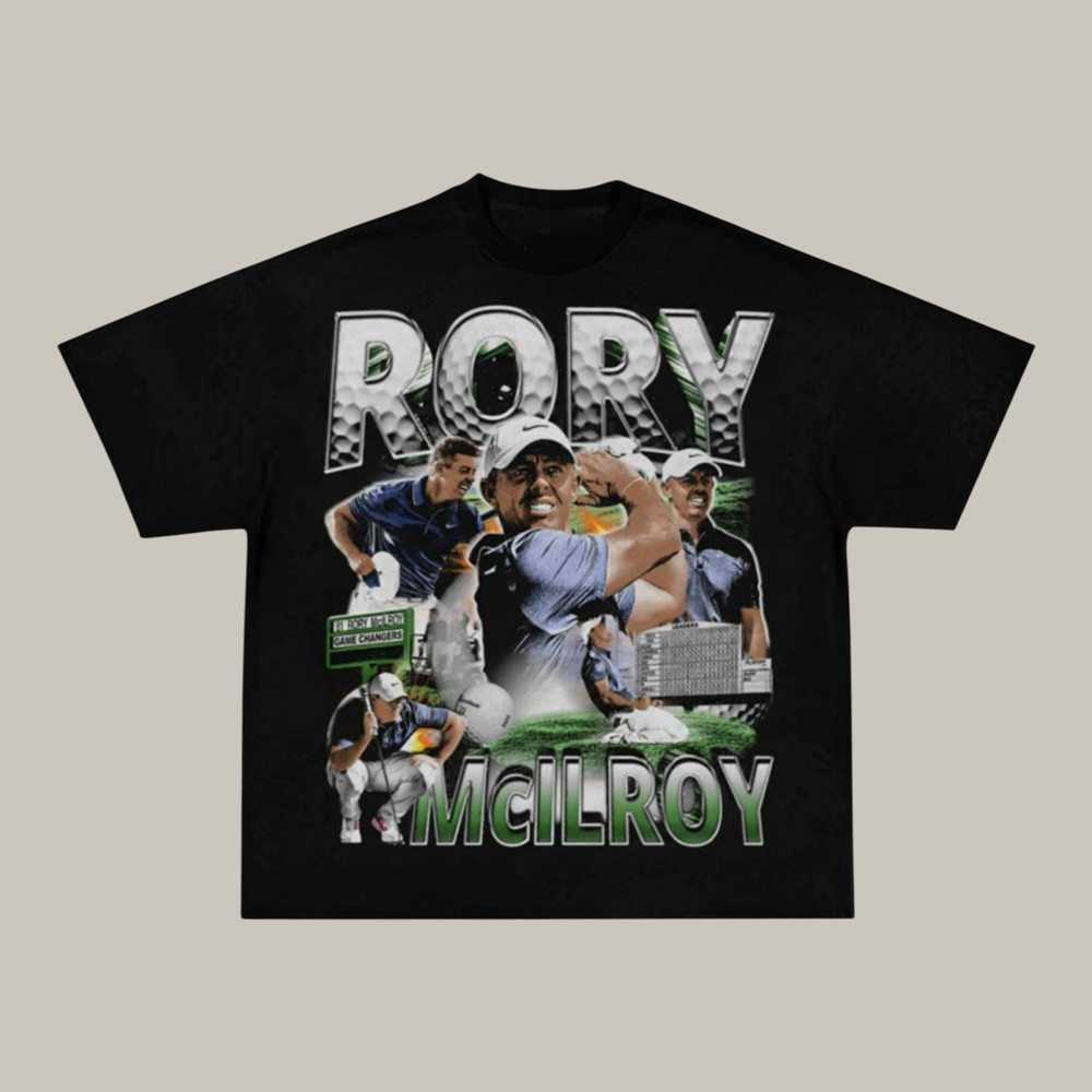Rory Mcllroy Portrait Golf T-Shirt PGA Championship 2026 Shirt Golf Lover Gift For Fans