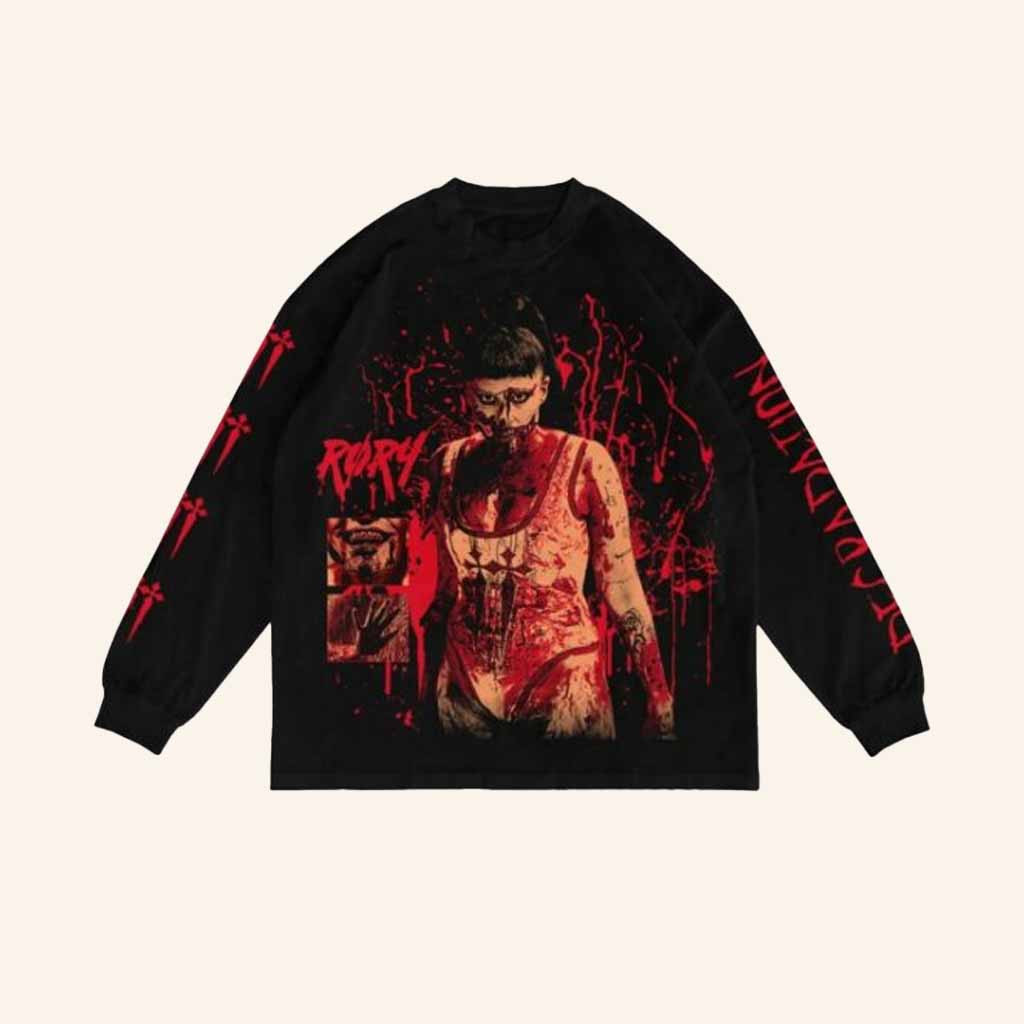 Rory Merch Bloodbath Long Sleeve Shirt Halloween Gift For Music Fans