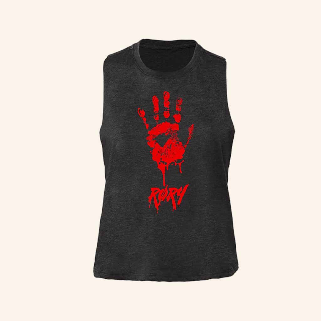 Rory Merch Handprint Tank Top Birthday Gifts For Music Lovers Rory Merch Handprint Tank Top Birthday Gifts For Music Lovers