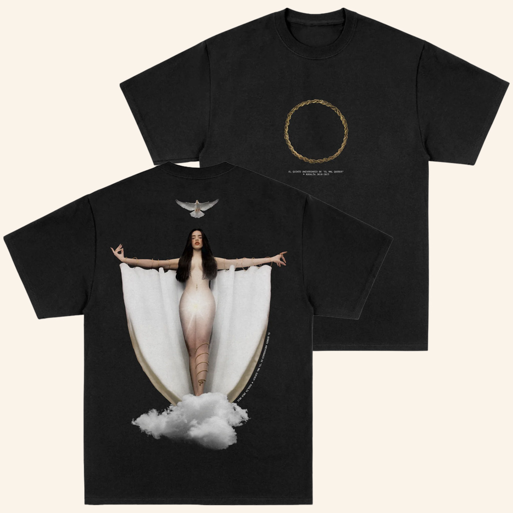 Rosalia Merch El Mal Querer 5th Anniversary T-Shirt Best Gifts For Music Lovers