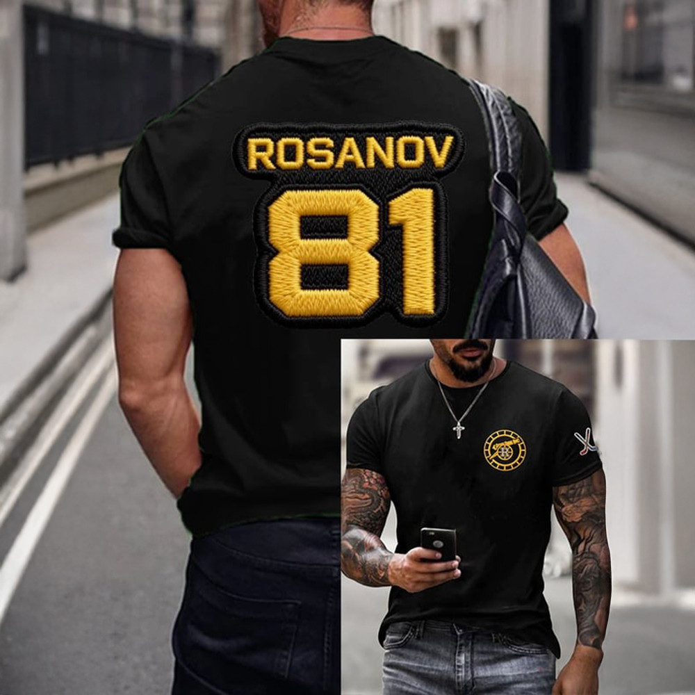Rosanov 81 Hockey Romance T-Shirt Heated Rivalry Clothes Gift For Husband