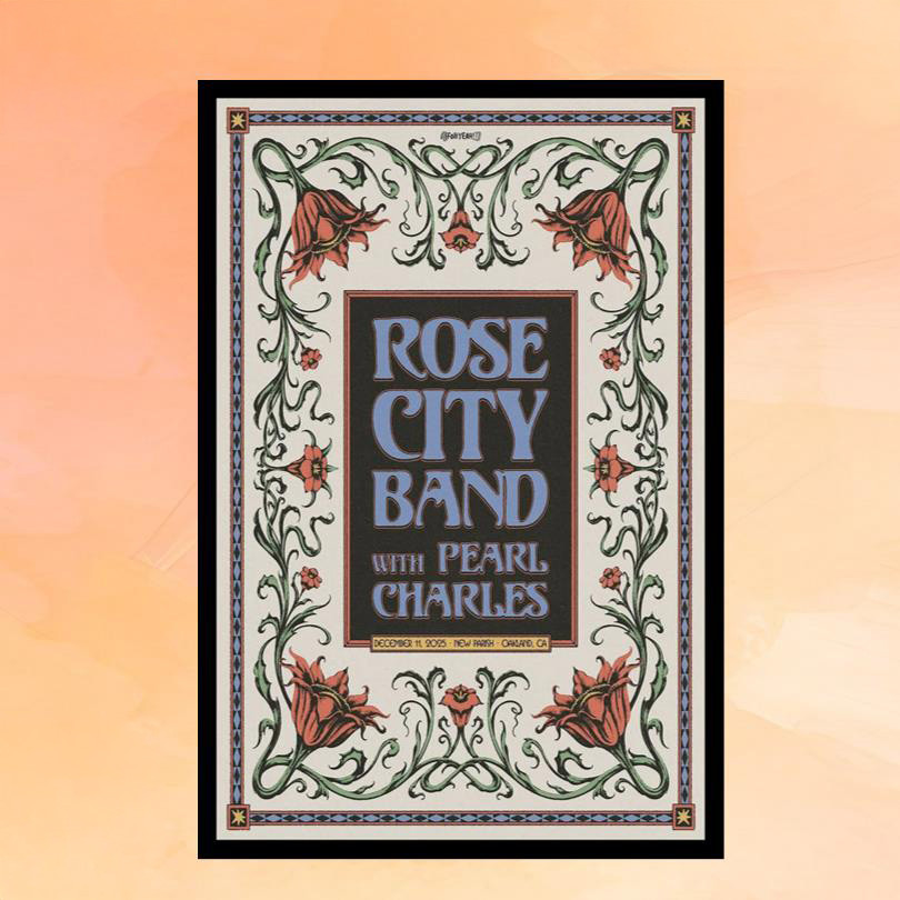Rose City Band Merch Oakland CA December 11 2025 Concert Poster Home Decor Gifts For Music Fans Rose City Band Merch Oakland CA December 11 2025 Concert Poster Home Decor Gifts For Music Fans