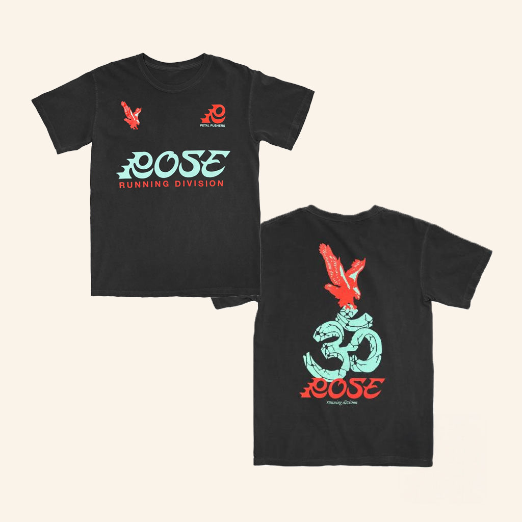 Rose Endurance Merch Eagle Black T-Shirt Gifts For Husband