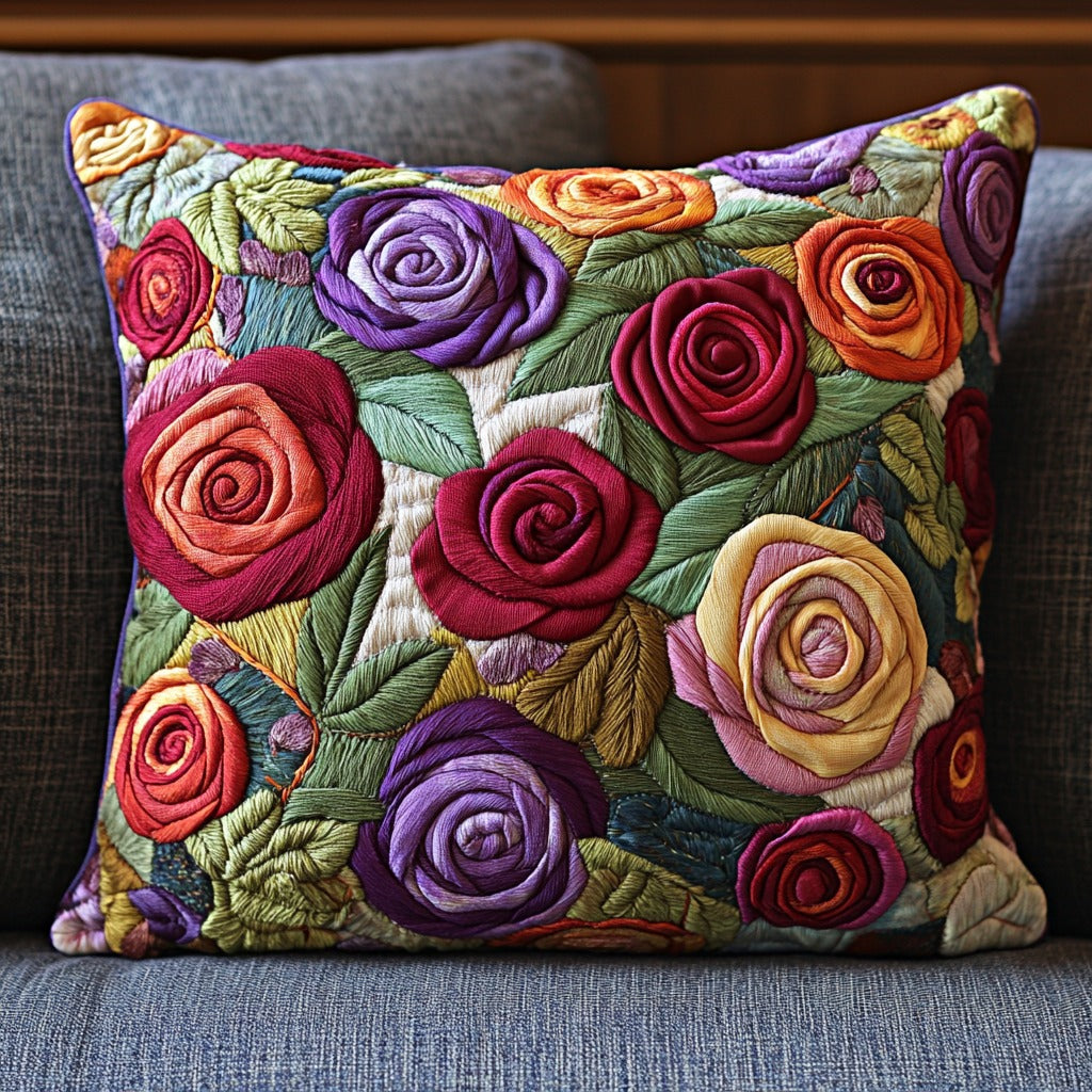 Rose Garden Quilt Pillow Case Exclusive Pillow Case Gift Set for Home Comfort