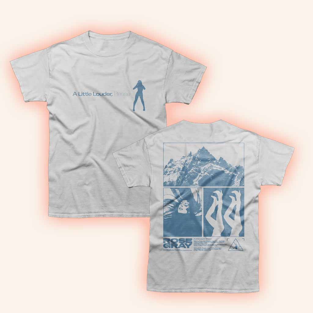 Rose Gray Music Merch A Little Louder Please Album T-Shirt Music Lover Gift Ideas For Him Rose Gray Music Merch A Little Louder Please Album T-Shirt Music Lover Gift Ideas For Him