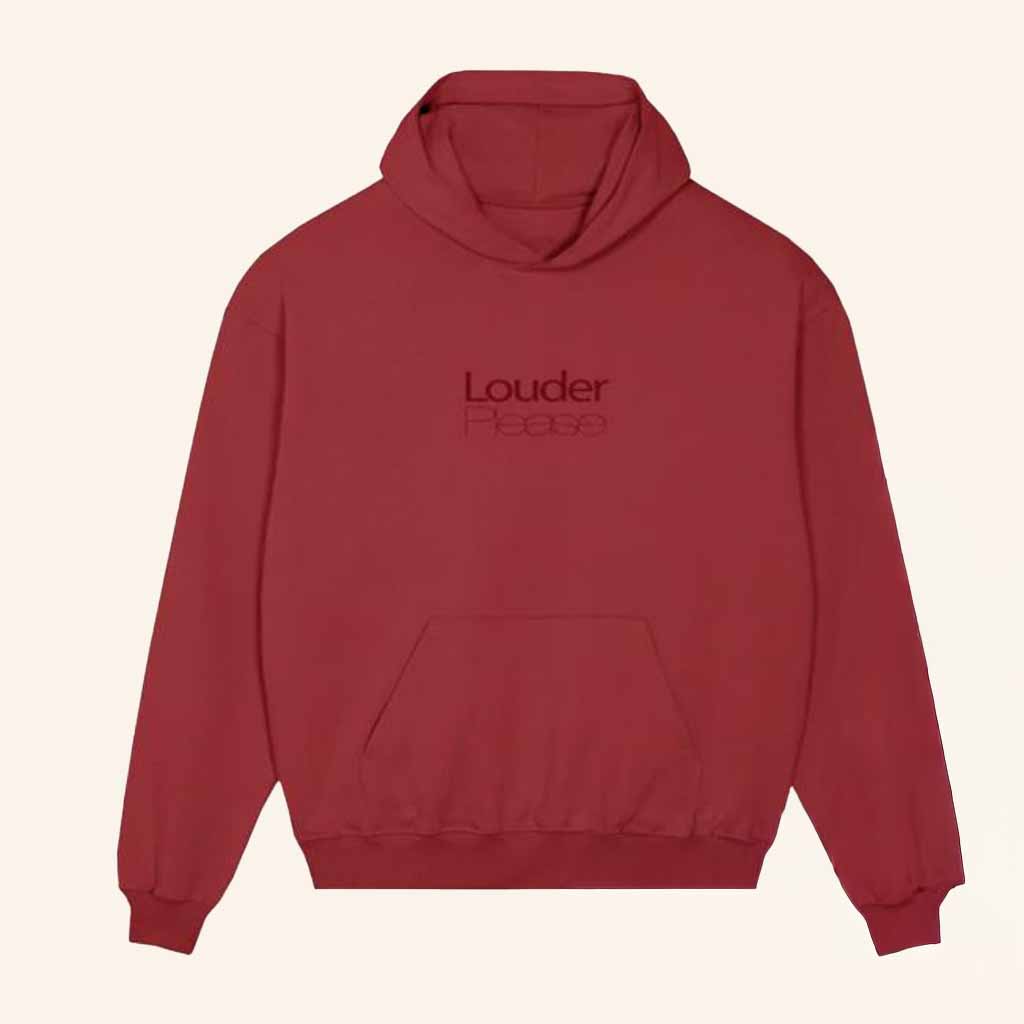 Rose Gray Music Merch Louder Please Hoodie Cool Gifts For Music Lovers Rose Gray Music Merch Louder Please Hoodie Cool Gifts For Music Lovers