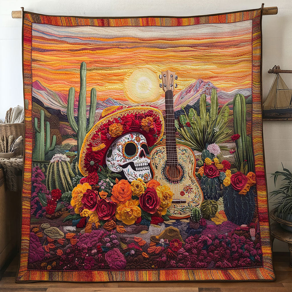 Rose Song Guitar Quilt Blanket Throws For Couch Xmas Gifts For Guitar Players