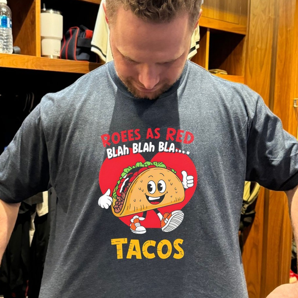 Rosees As Red Blah Blah Bla Tacos Valentine Day Shirt Best Gifts For Son