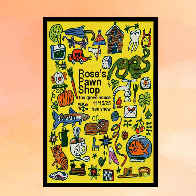 Rose's Pawn Shop Merch Mariposa CA November 15 2025 Concert Poster Gifts For Rock Music Lovers