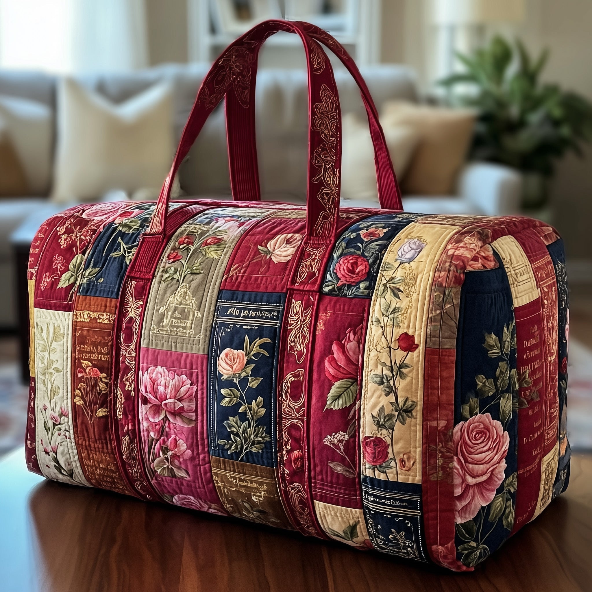 Rosie Library Quilted Duffle Bag Back To School Essential
