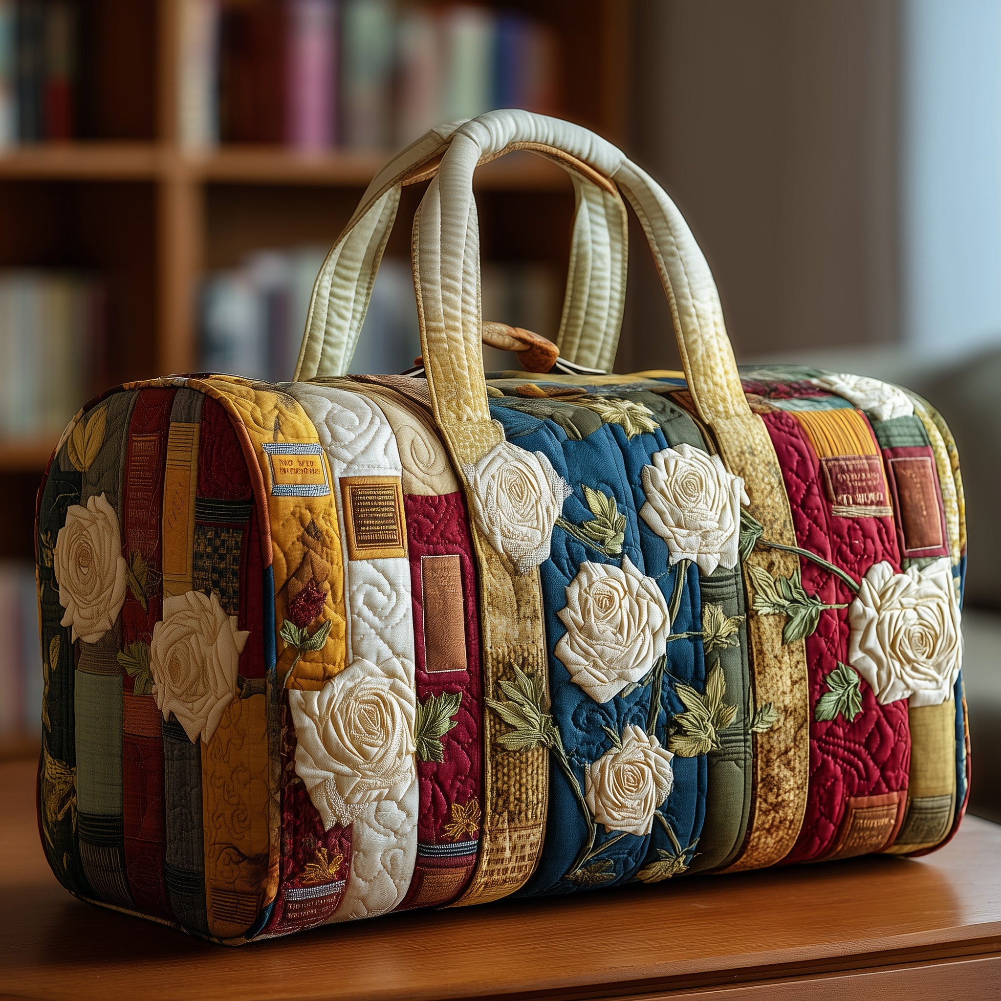 Rosie Library Quilted Duffle Bag Winter Season Must Have
