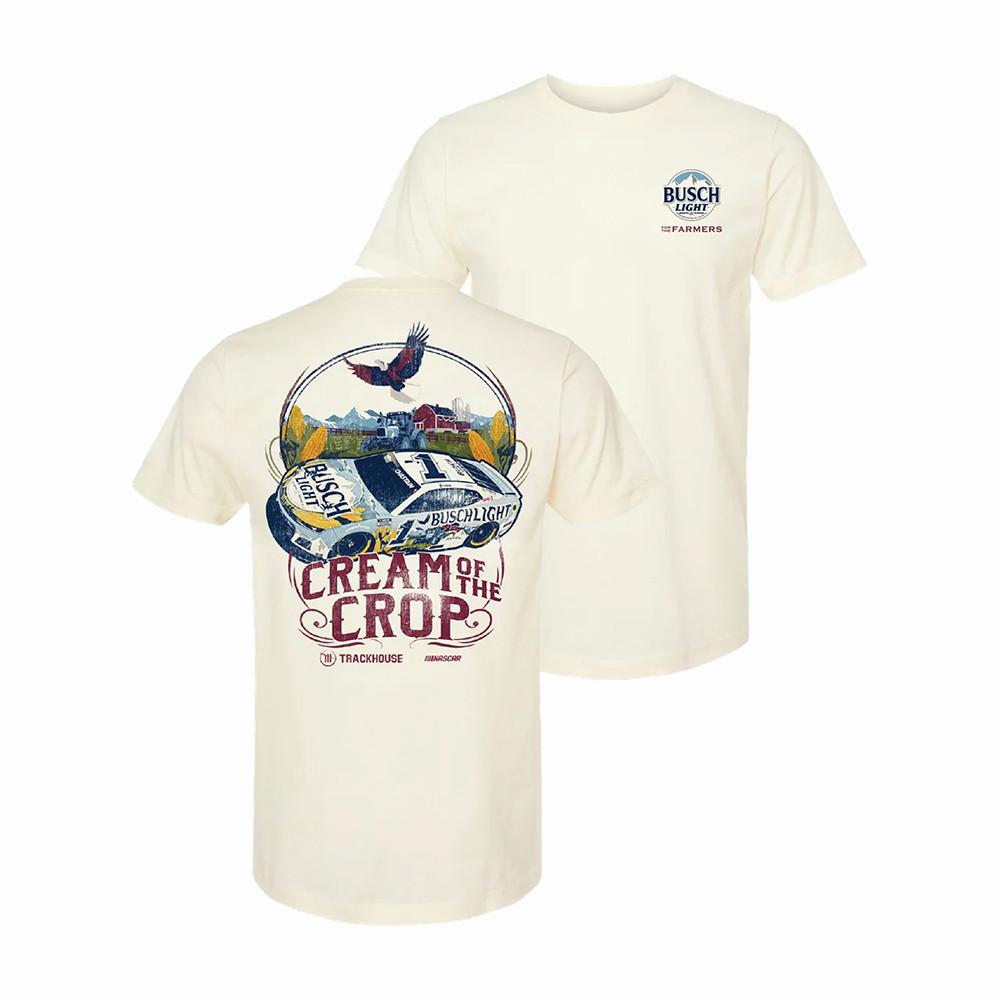 Ross Chastain 1 Busch Light Cream Of The Crop T-Shirt Trackhouse Racing Shirt Fans Gift For Him