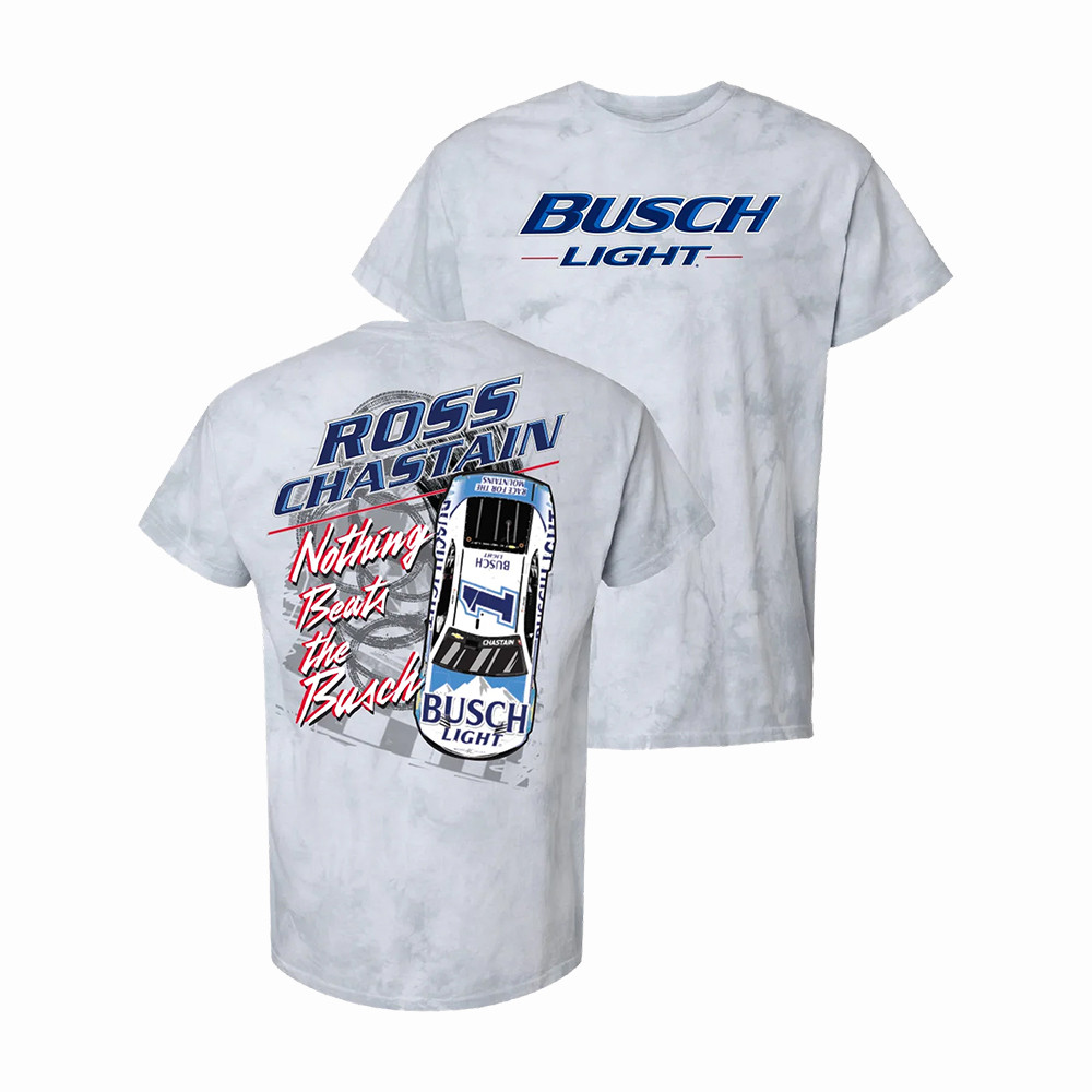 Ross Chastain 1 Busch Light Nothing Beats The Busch T-Shirt Trackhouse Racing Clothing Line