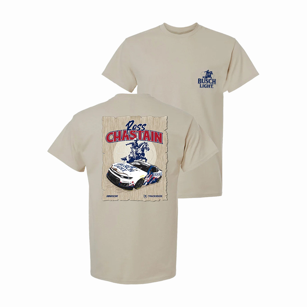 Ross Chastain 1 Busch Light T-Shirt Trackhouse Racing Clothes Birthday Gift For Husband