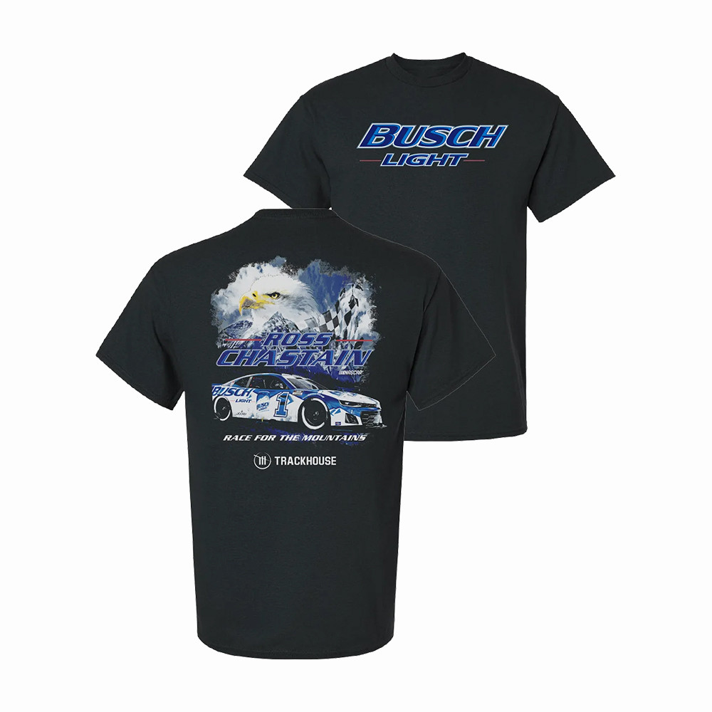 Ross Chastain 1 Busch Light T-Shirt Trackhouse Racing Merch Cool Gift For Boyfriend
