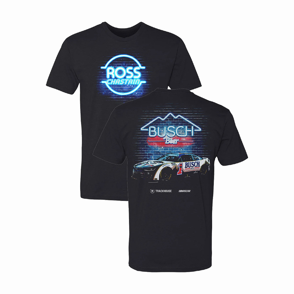 Ross Chastain Busch Light It Up T-Shirt Trackhouse Racing Clothes Best Fans Gift