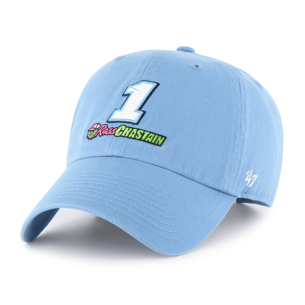Ross Chastain Merch Ross Chastain 47 Blue Clean Up Hat Best Father's Day Gifts For First Time Dad