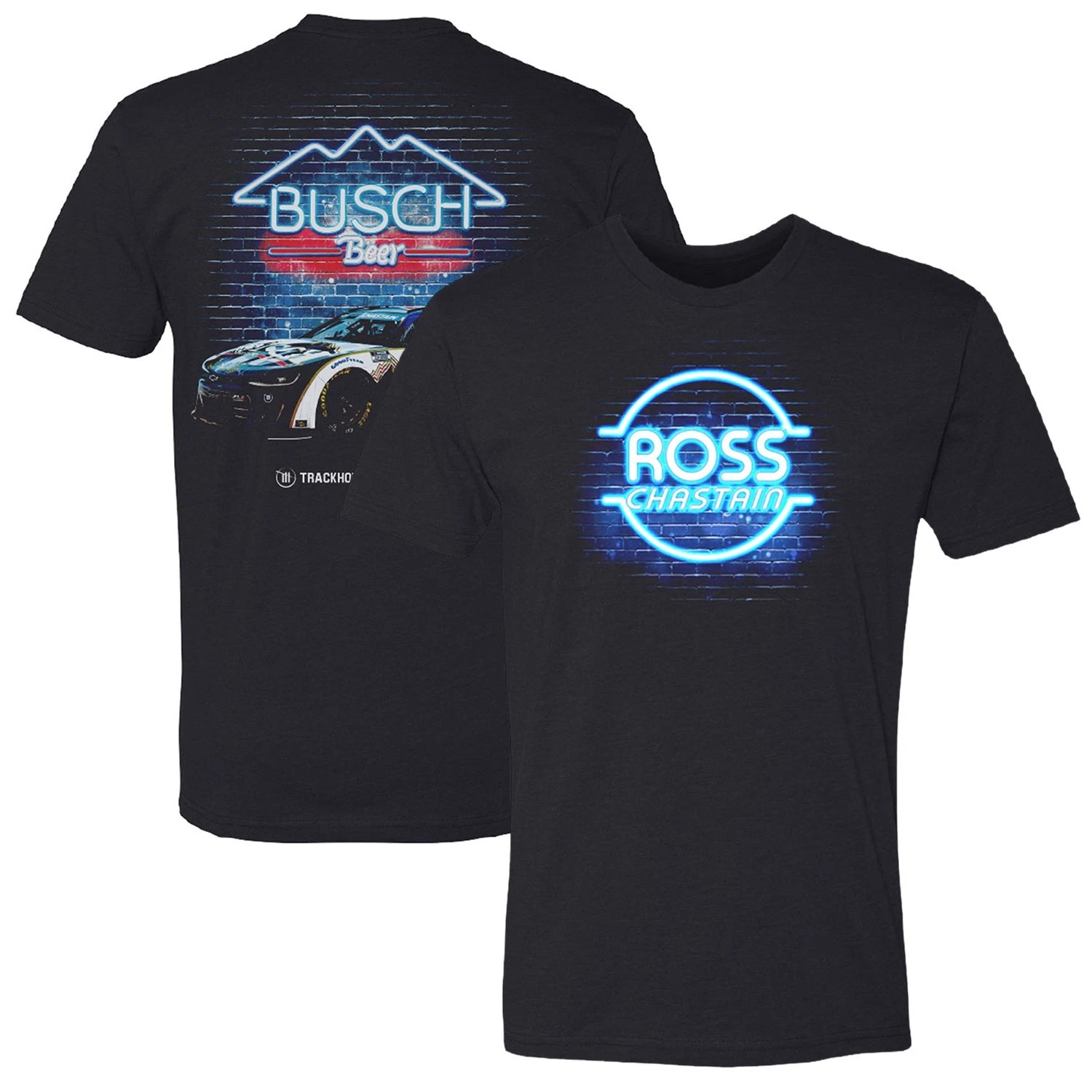 Ross Chastain Merch Trackhouse Racing Team Black Ross Chastain Car T-Shirt Best Gifts For Racing Fans