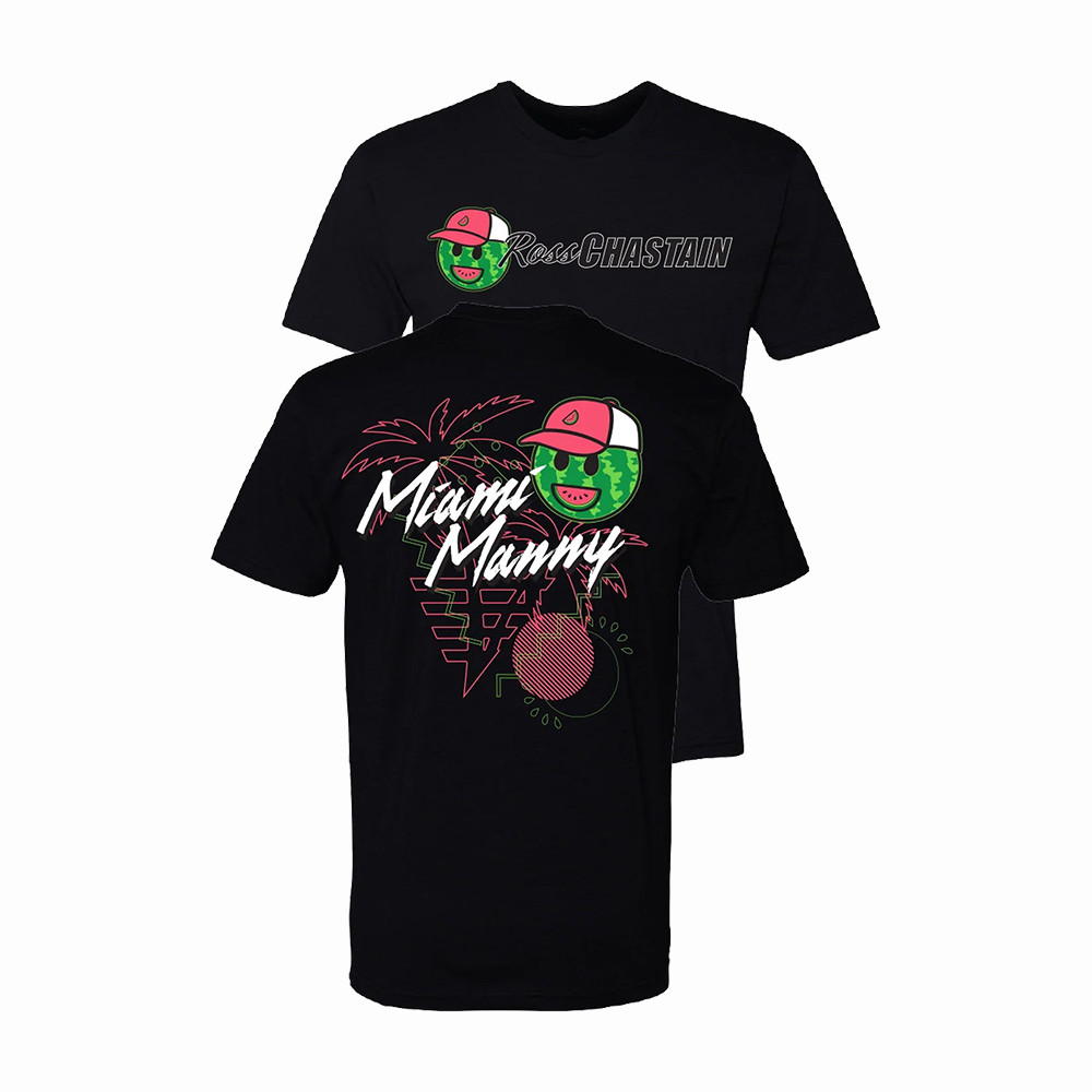 Ross Chastain Miami Manny T-Shirt Trackhouse Racing Merch Unique Gift For Ross Chastain Fans