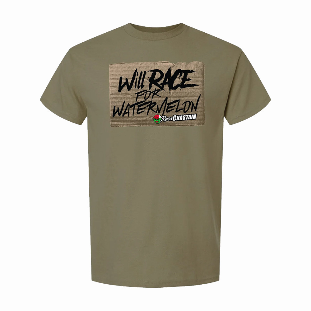 Ross Chastain Will Race For Watermelon T-Shirt Trackhouse Racing Clothes Fans Gift For Brothers