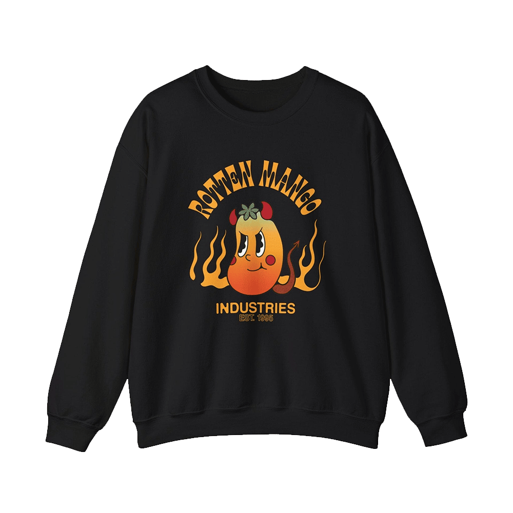 Rotten Mango Merch Stephanie Soo Rotten Mango Fall Black Sweatshirt Gift Idea for Boyfriend