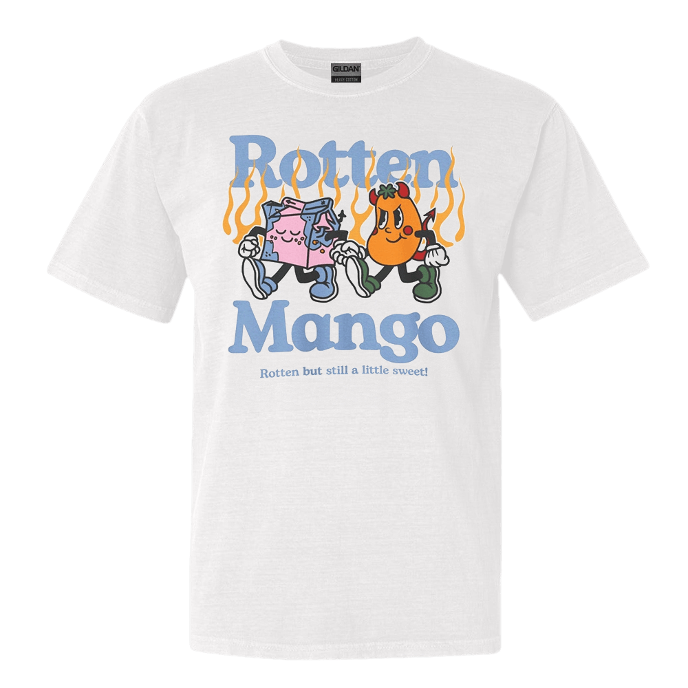 Rotten Mango Merch Stephanie Soo Rotten Mango White T-Shirt Father's Day Gift for Husband Rotten Mango Merch Stephanie Soo Rotten Mango White T-Shirt Father's Day Gift for Husband