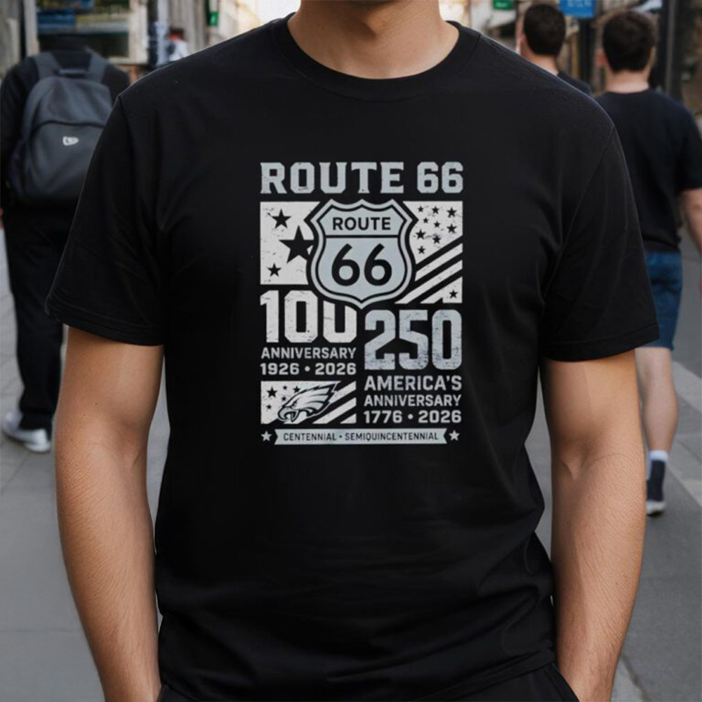 Route 66 100th Anniversary Merch 100 Years Route 66 Anniversary T-Shirt Gifts For Bestie