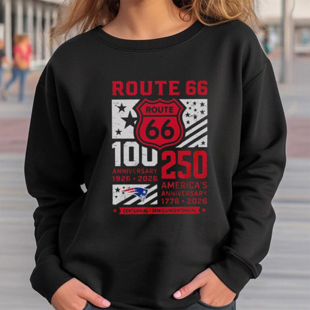 Route 66 100th Anniversary Merch America Turns 250 Hoodie Gift For Mom