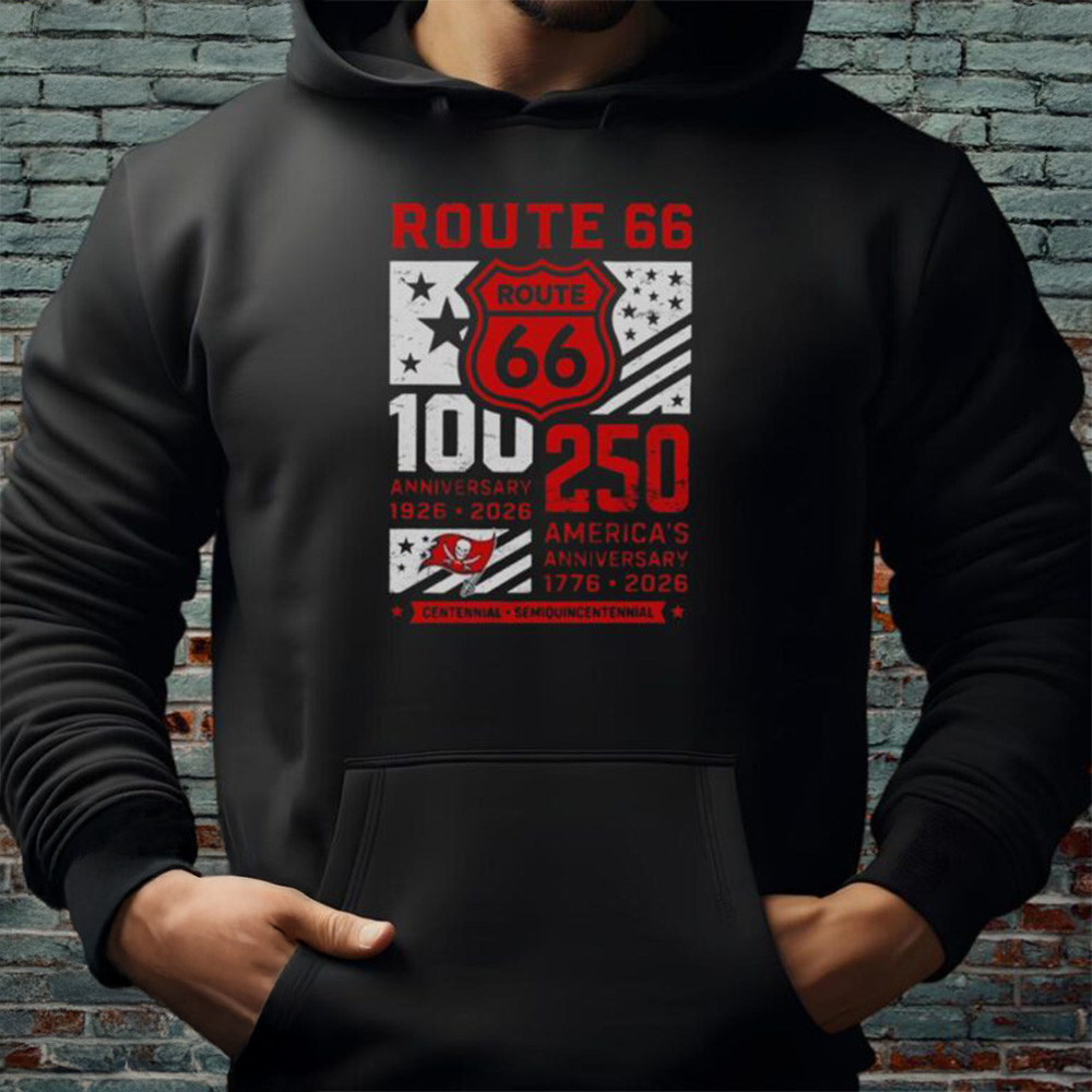 Route 66 100th Anniversary Merch Route 66 100th & 250th Anniversary Hoodie Gift For Him