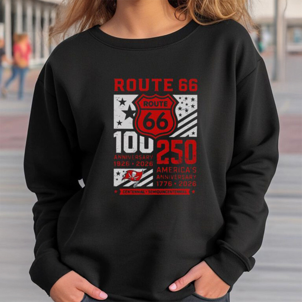 Route 66 100th Anniversary Merch Route 66 100th & 250th Anniversary Sweatshirt Gift For Her