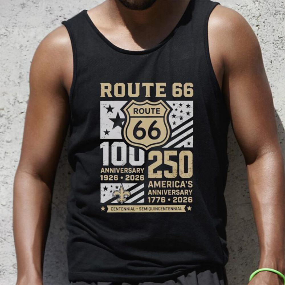 Route 66 100th Anniversary Merch Route 66 100th & 250th Anniversary Tank Top Gifts Ideas For Men