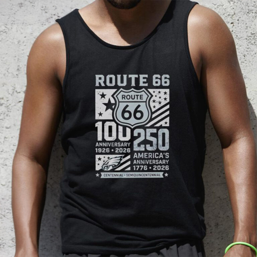 Route 66 100th Anniversary Merch Route 66 100th & 250th Tank Top Gift Ideas For Him