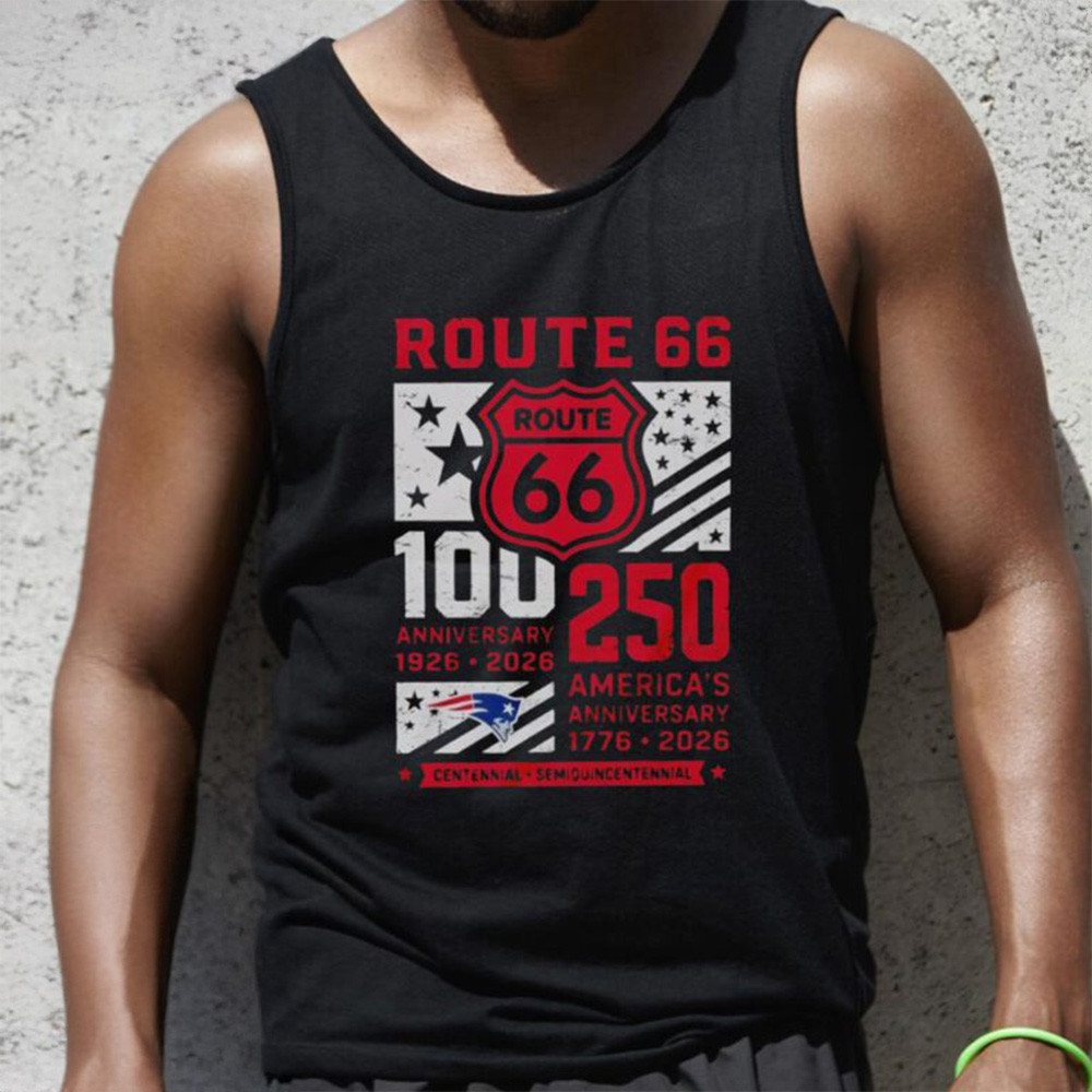 Route 66 100th Anniversary Merch Route 66 100th & 250th Tank Top Gifts For Bestie