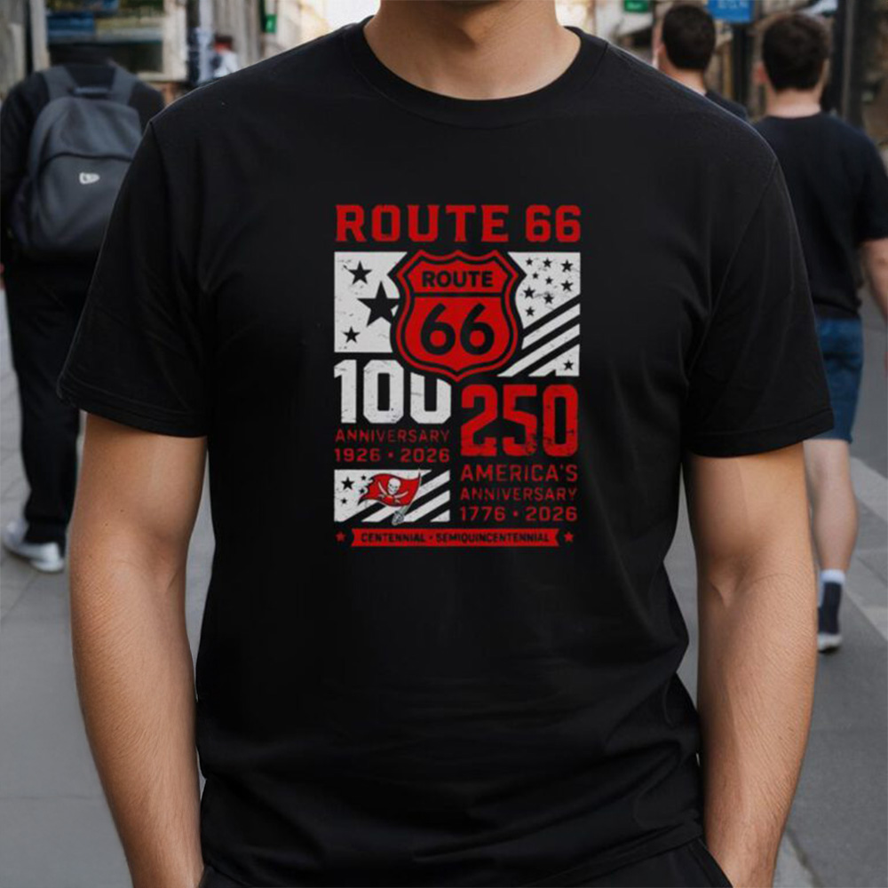 Route 66 100th Anniversary Merch Route 66 100th & America's 250th T-Shirt Gifts For Men