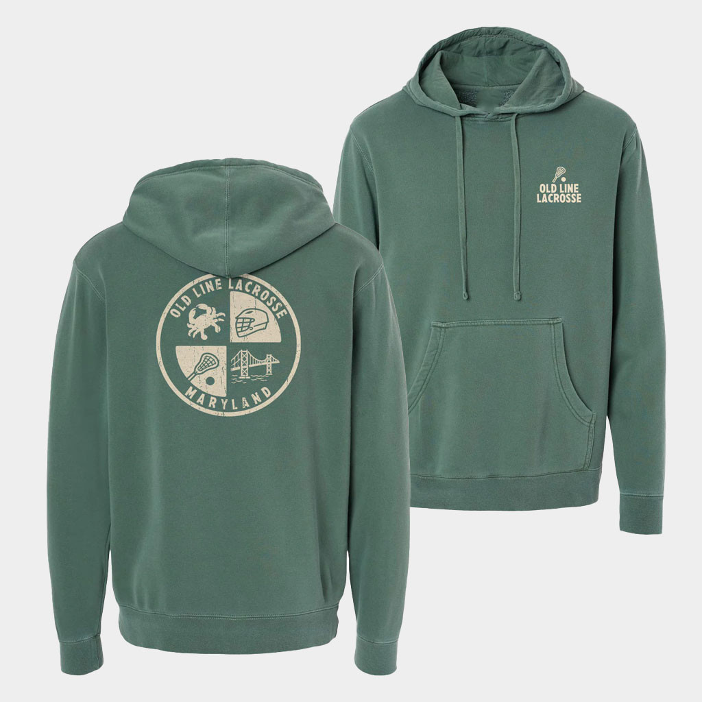 Routeone Apparel Merch Old Line Lacrosse Hoodie Present For Husband