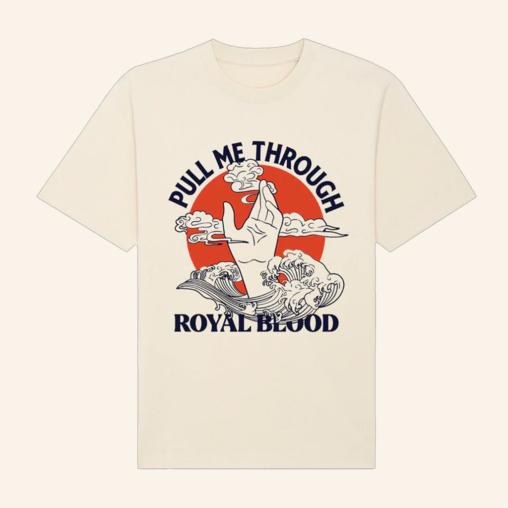 Royal Blood Band Merch Pull Me Through T-Shirt Xmas Gifts For Rock Fans