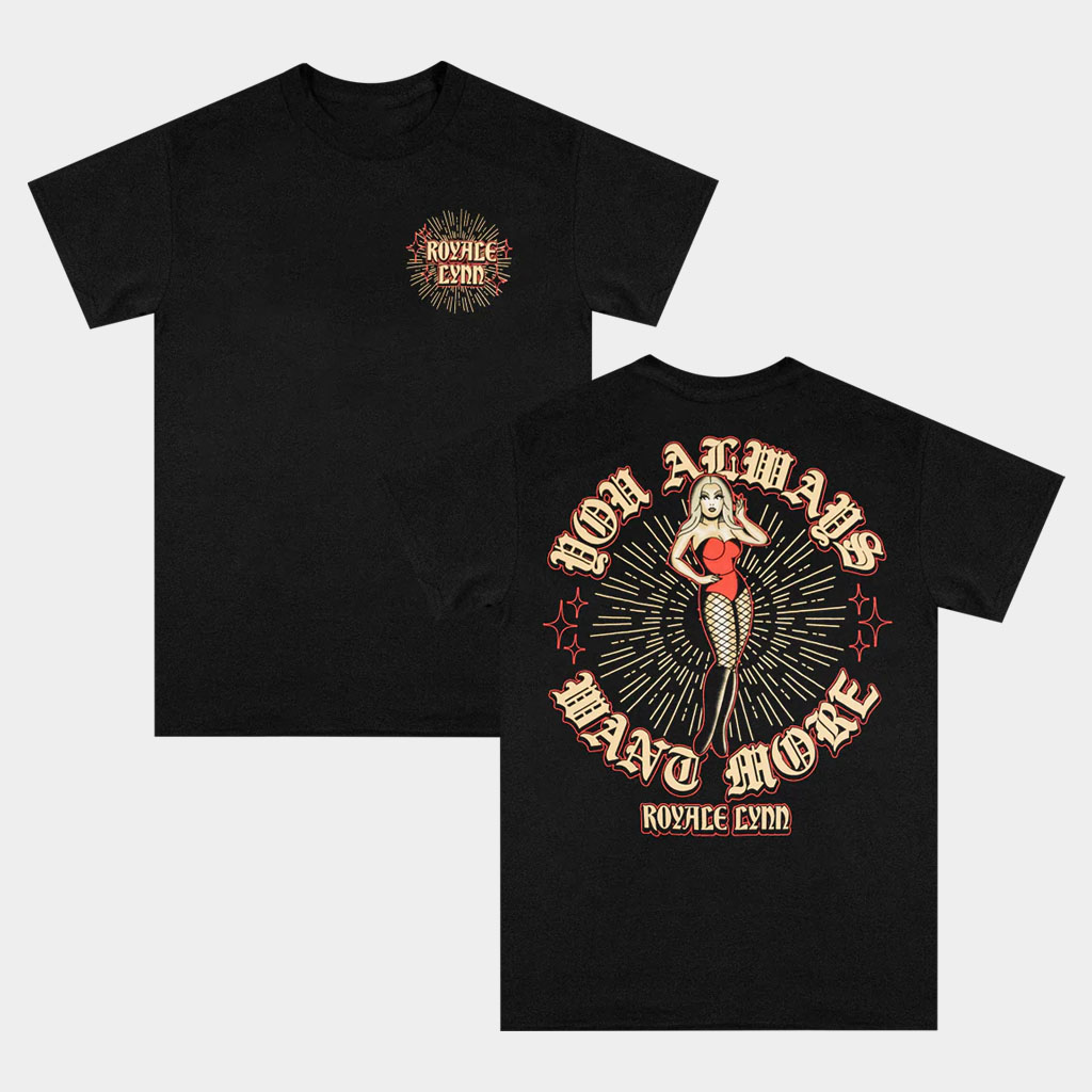 Royal Elynn Music Merch Pin Up T-Shirt Gifts For Music Enthusiasts Royal Elynn Music Merch Pin Up T-Shirt Gifts For Music Enthusiasts