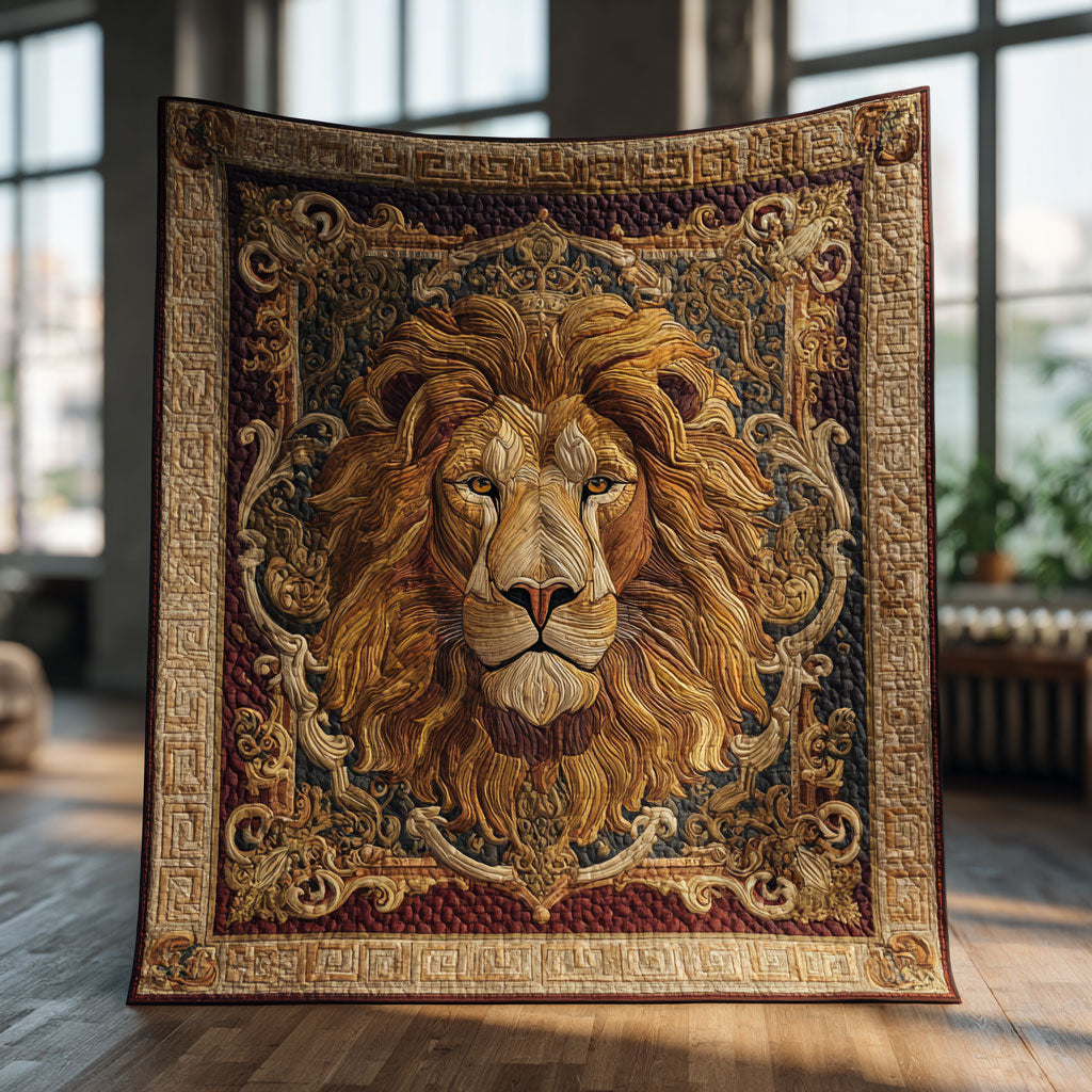 Royal Lion Quilt Soft and Cozy Quilt Blanket for Comfortable Sleep