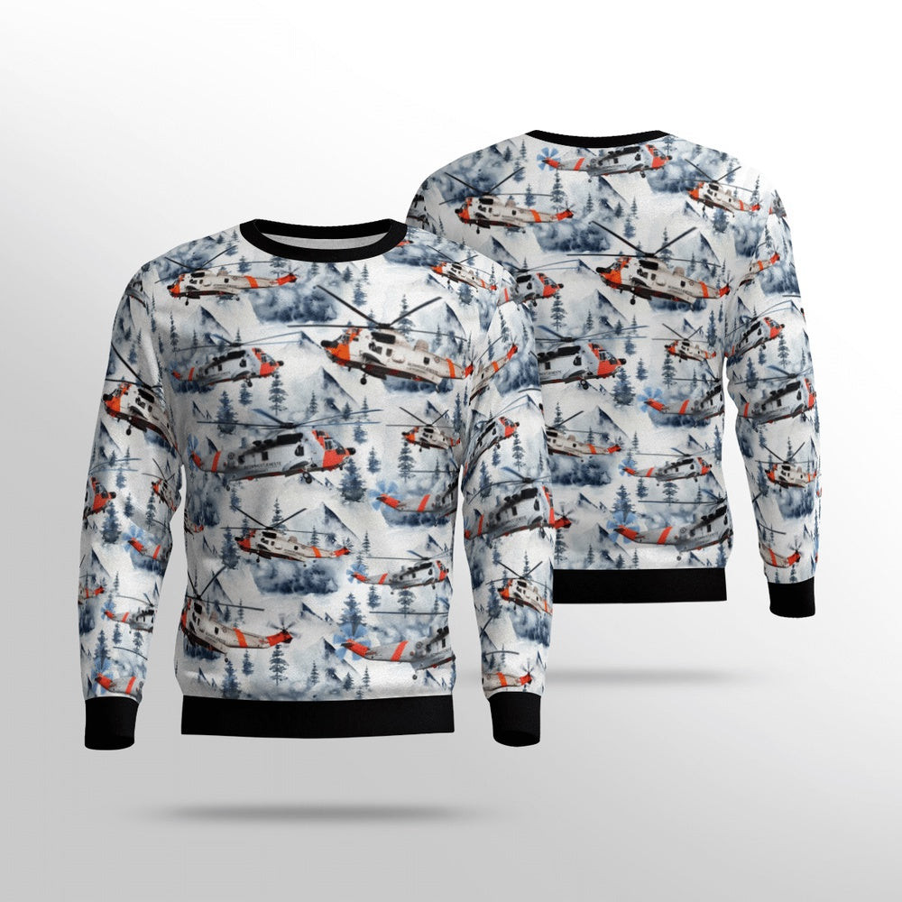 Royal Norwegian Air Force Sea King Unisex Christmas Sweaters Gift
