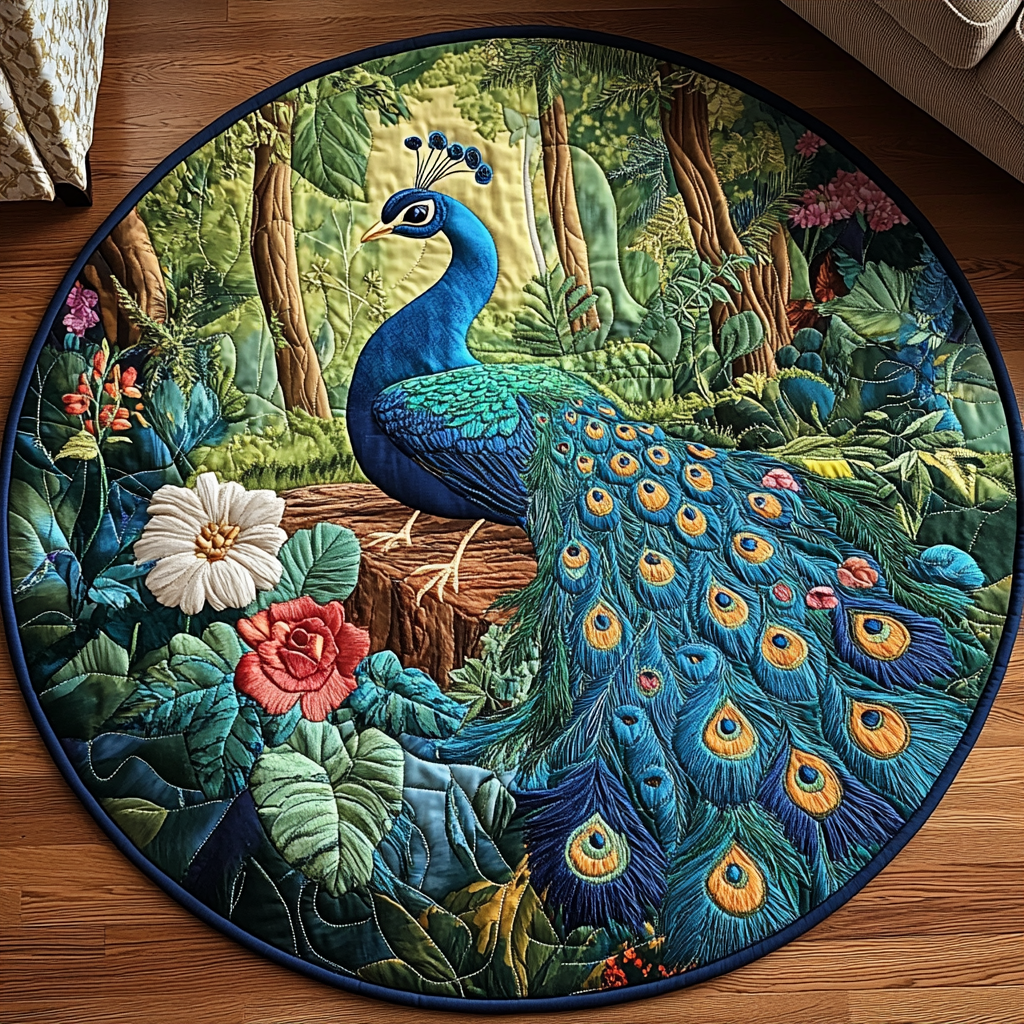 Royal Quilted Round Mat Entryway Christmas Decor Ideas Great Family Gifts For Christmas