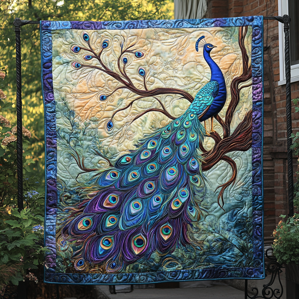 Royal Rhapsody Quilted Blanket Gift Ideas For Bird Lovers