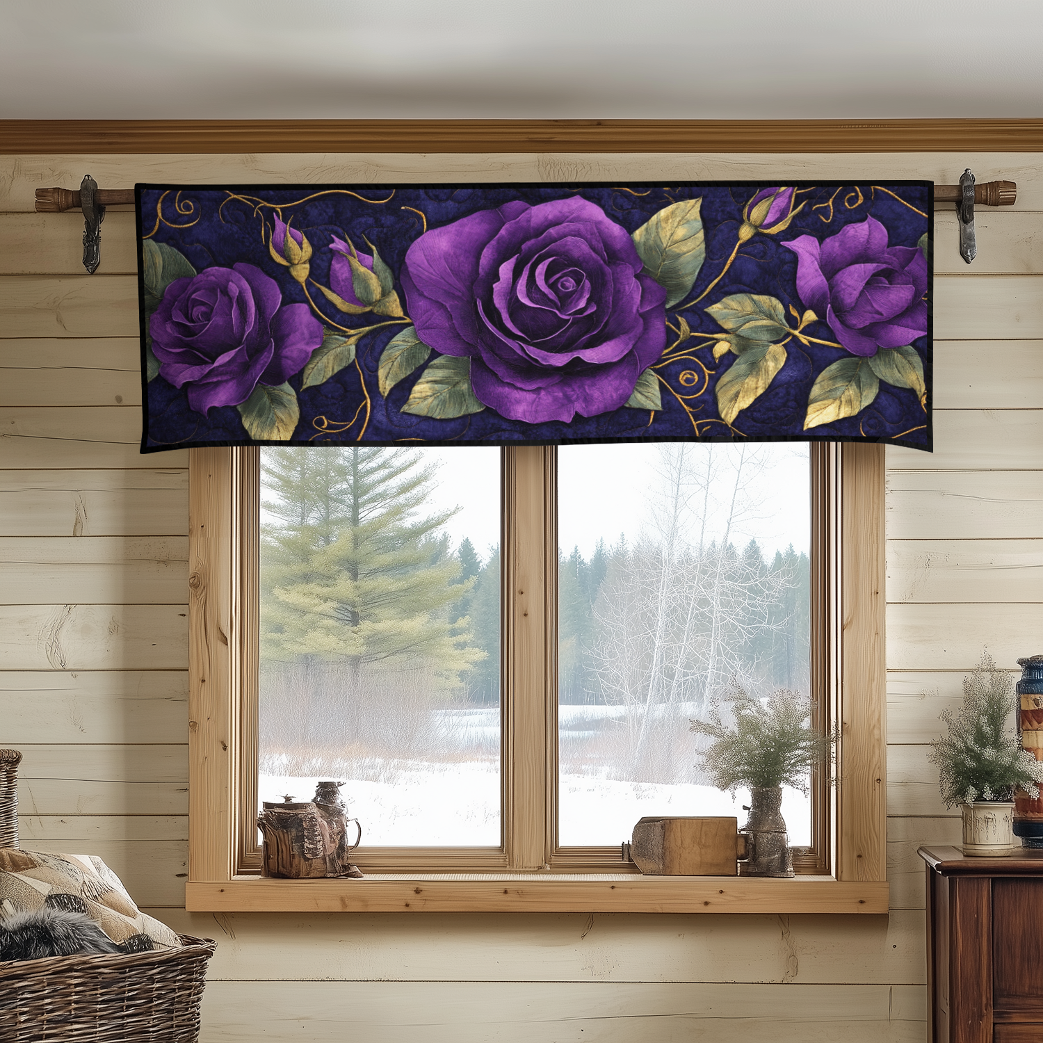 Royal Rose Quilted Valance Window Valances For Bedroom Good Gifts For Mom