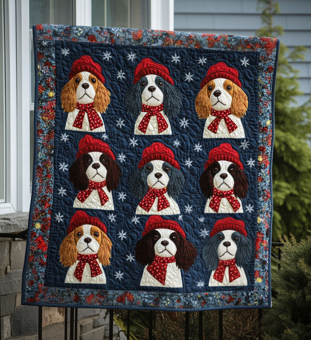 Royal Slumber Spaniel Quilted Blanket Best New Dog Owner Gifts