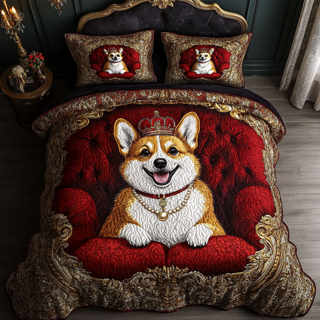 Royal Throne Quilted Bedding Set Comfy Bedding Set That Adds Style and Warmth