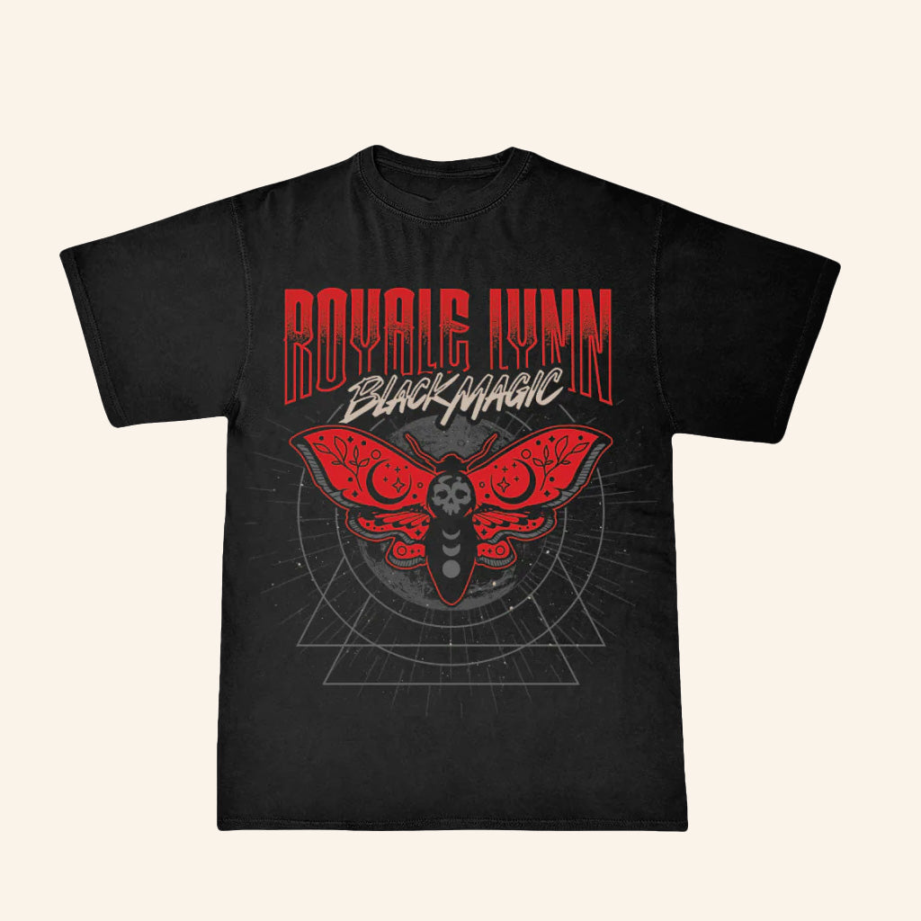 Royale Lynn Music Merch Moth Black T-Shirt Gifts For Him Royale Lynn Music Merch Moth Black T-Shirt Gifts For Him