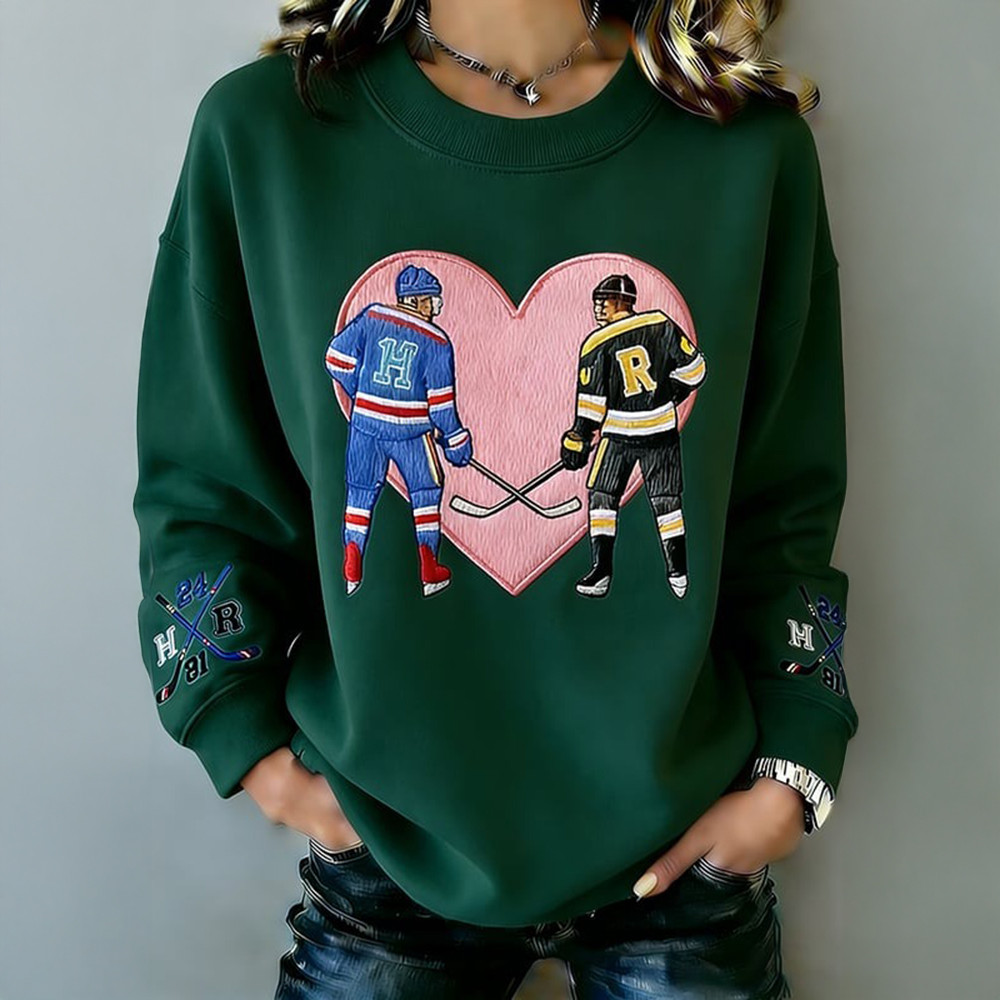 Rozanov Hollander Heated Rivalry Sweatshirt Sport Romance Heated Rivalry Clothing