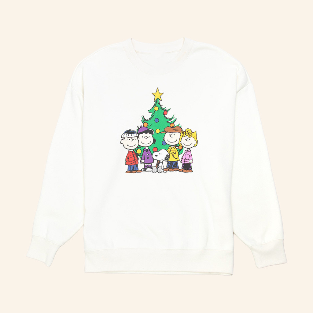 RSQ x Peanuts Christmas Tree Crewneck Sweatshirt Christmas Gifts For Daughter RSQ x Peanuts Christmas Tree Crewneck Sweatshirt Christmas Gifts For Daughter