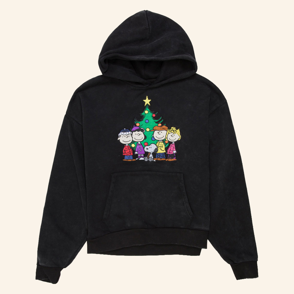 RSQ x Peanuts Christmas Tree Wash Hoodie Christmas Gifts For Son