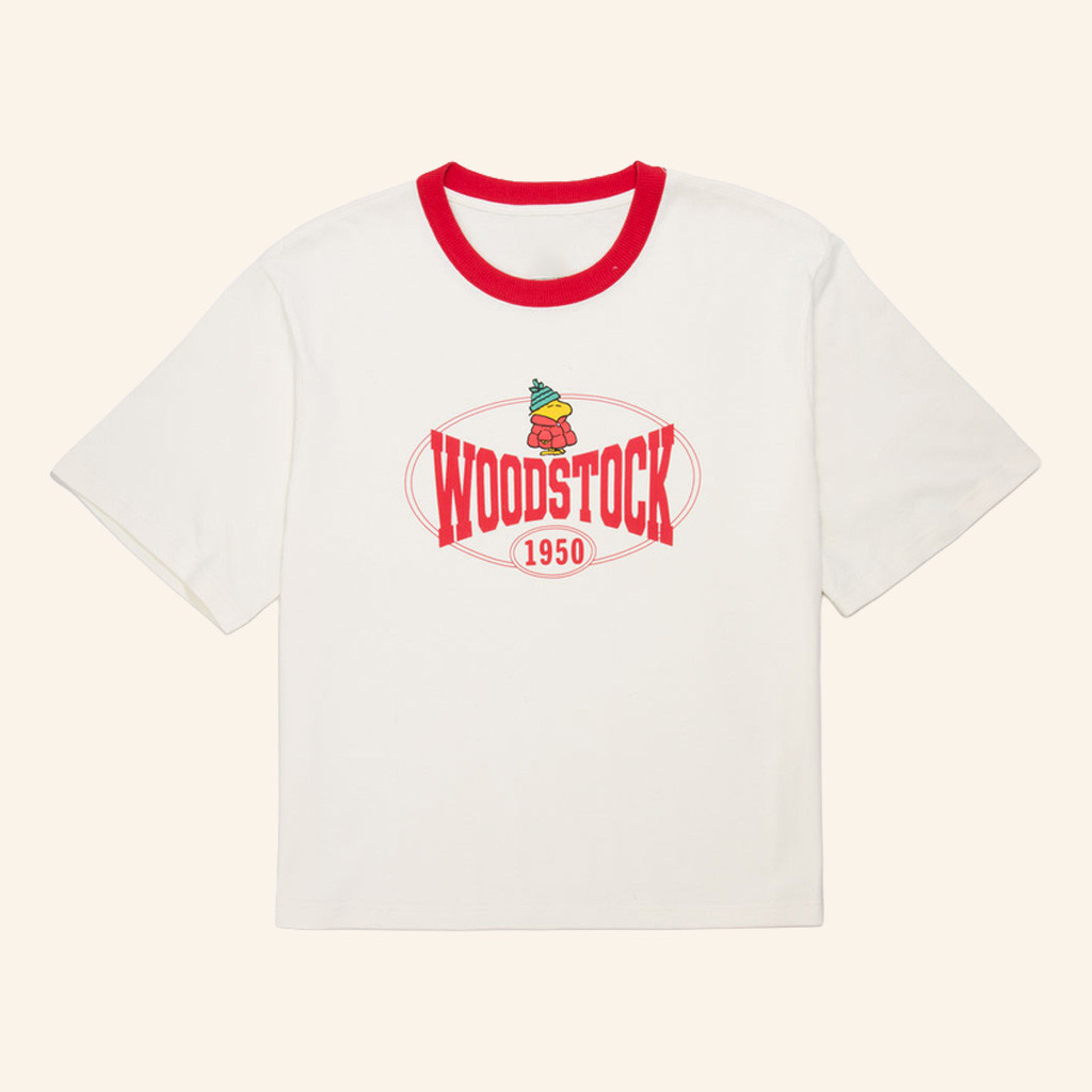 RSQ x Peanuts Woodstock Puffer T-Shirt Xmas Gifts For Daughter