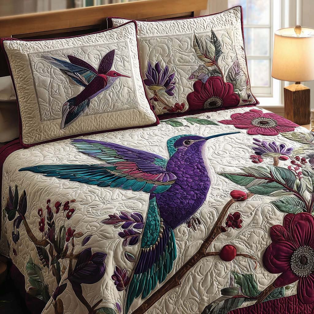 Ruby Nectar Quilted Bedding Set Queen Size Quilt Cozy Holiday Gift For Husband